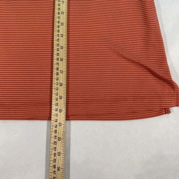 Tommy Bahama Polo Shirt‎ Mens X-Large Stripe Orange Modal Poly Short Sleeve - Picture 4 of 7
